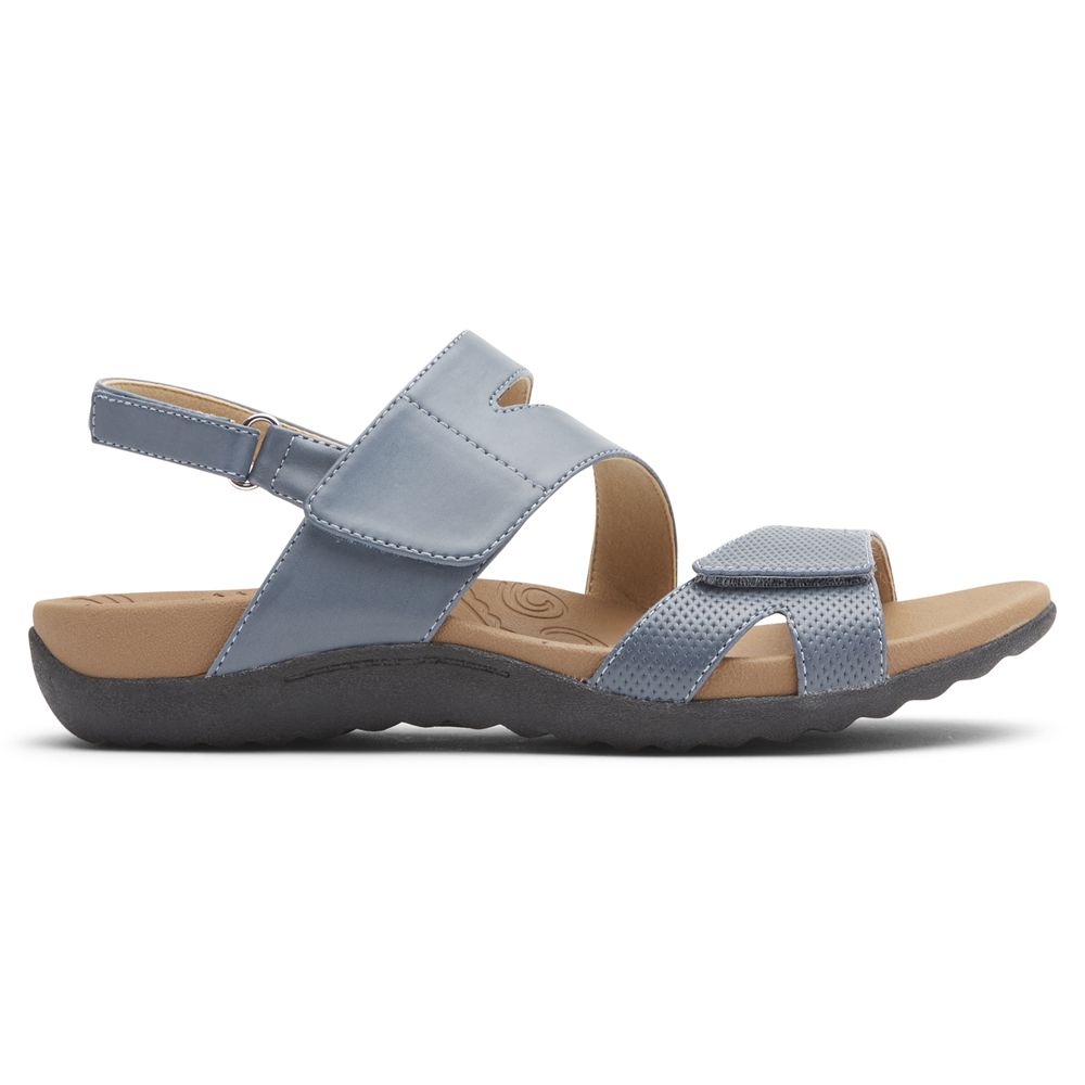 Sandali Rockport Donna - Ridge Adjustable Asymmetrical - Blu - XWAZPQU-05